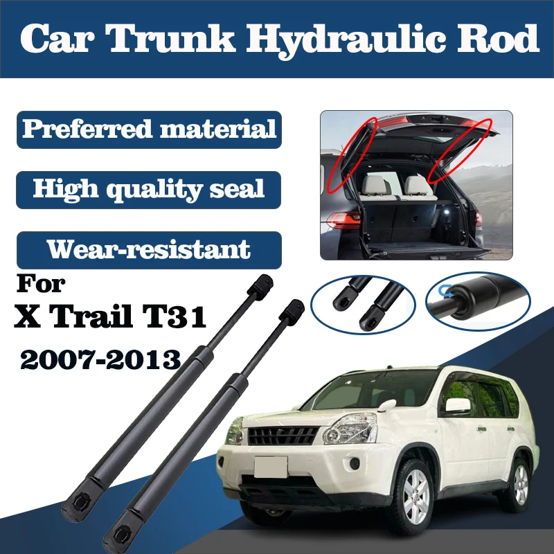 

Car Trunk Support Rod For Nissan X Trail T 31 2008 2007-013 Tailgate Pneumatic Rods Hydraulic Lever Cold-resistant Accessories