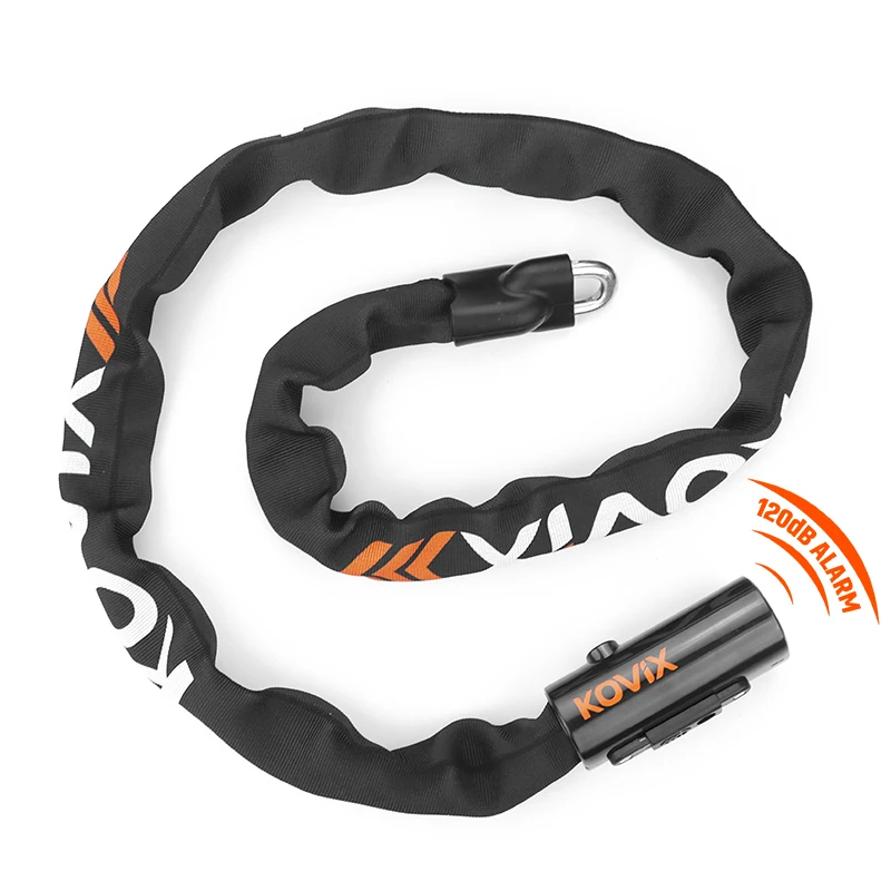 

STLF 8 мм усиленная закаленная сталь, круглая цепь, сигнализация, велосипедная охранная цепь, замок, сигнальный замок, умный велосипедный замок