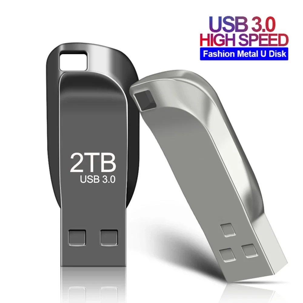 Metal Pen Drive Usb 3.0 2TB High Speed Cle Usb Flash Drives 1TB Waterproof Pendrive 512GB Memoria Usb TYPE C Stick Key Rings