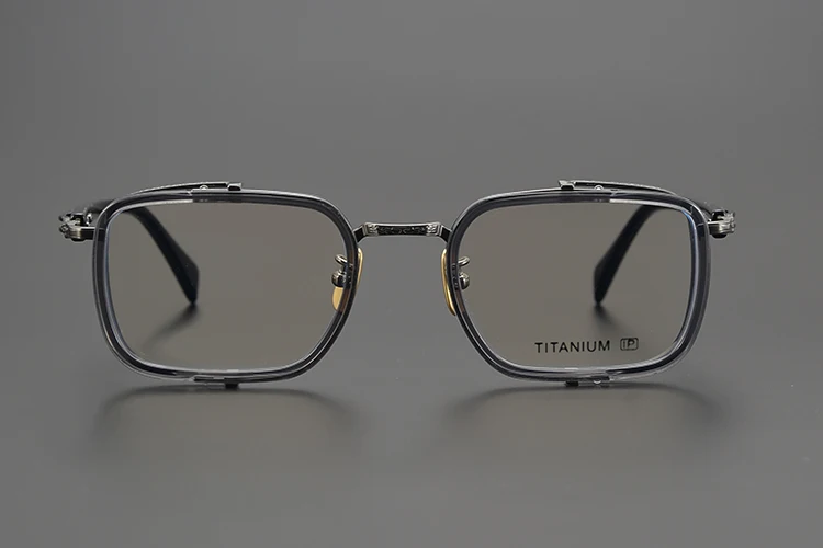 Titan Schildkröte Lesebrille Männlich Handgemachte Schmale Brillen Rahmen Anti Blaues Licht Gläser +1,0 1,5 1,75 2,0 – Detail 19