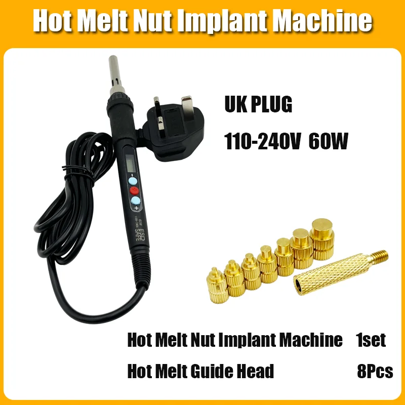 Wärme Set Einsatz Lötkolben Spitze Kopf M2 M3 M4 Hot Melt Einsätze Mutter Messing Schraube Eingebettet Gewinde Einsetzen Kit Kunststoff 3d Druck
