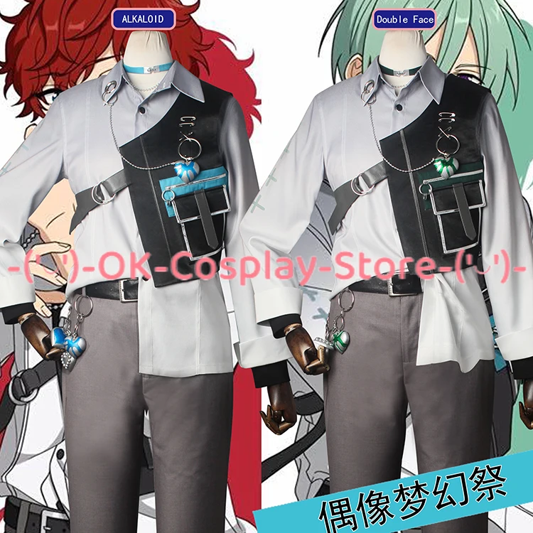 Game Ensemble Stars ALKALOID Double Face Cosplay Costume Anime Clothing Party Suit Halloween Carnival Uniforms Custom Made