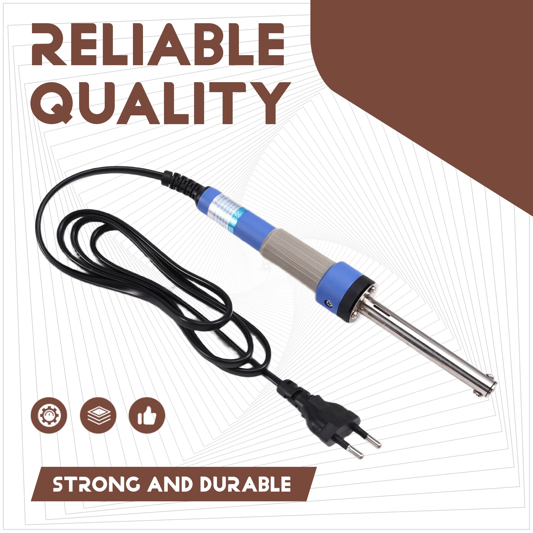 

Feb.Wood Burning / Carving Set Letter Soldering Iron Pen DIY Tools Alphabet Number Template For DIY Embossing EU Plug