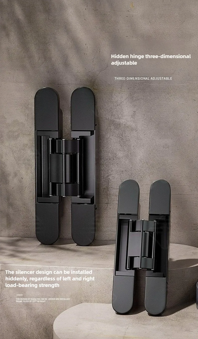 40/80 kg 2 Stück/Set Scharniertürbeschläge für Möbel, verdeckte Holztür, Falttür, verstellbare verdeckte Form, Tragfähigkeit – Detail 1
