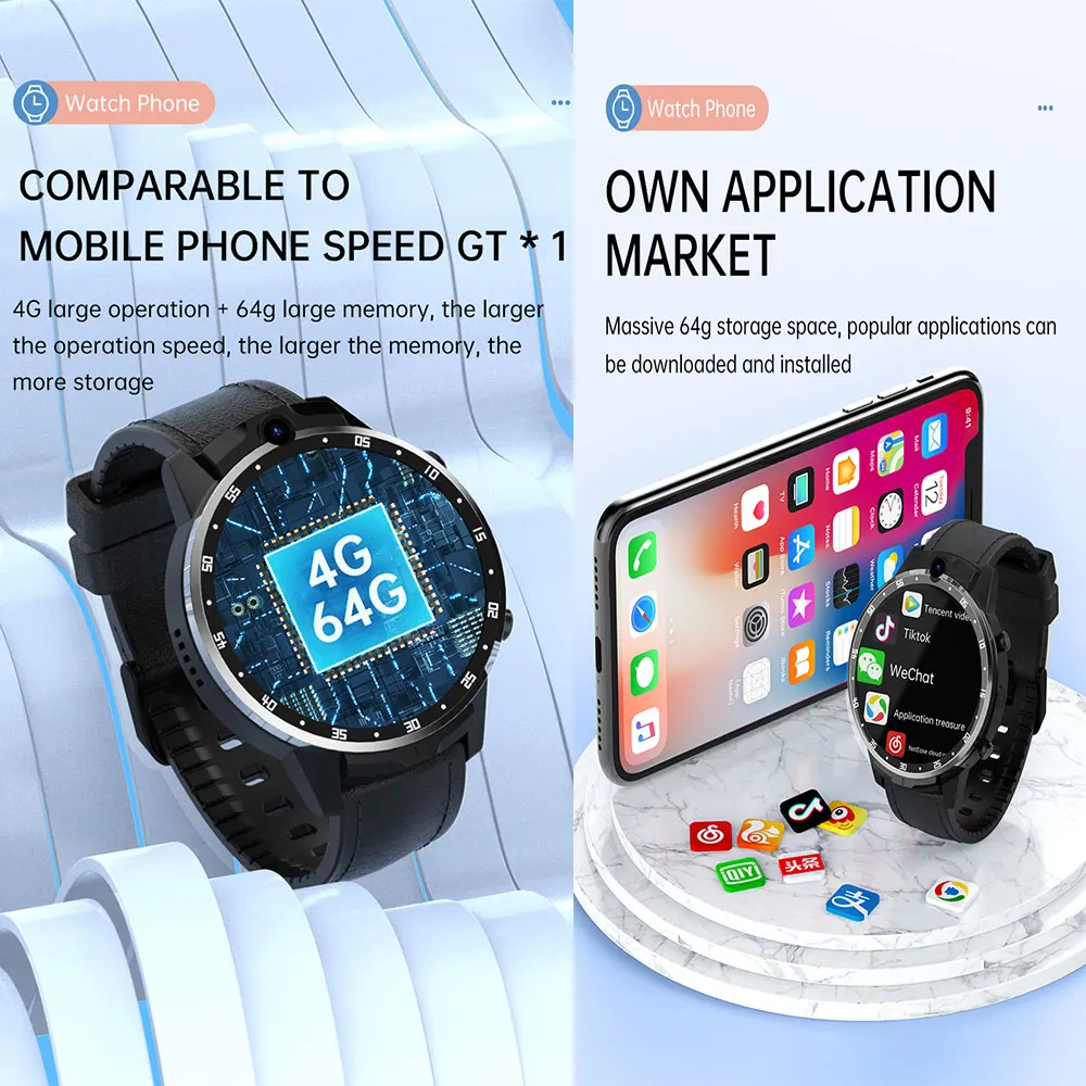 Reloj inteligente X600E 4g, dispositivo con tarjeta sim, llamadas por internet, android, banda con cámara