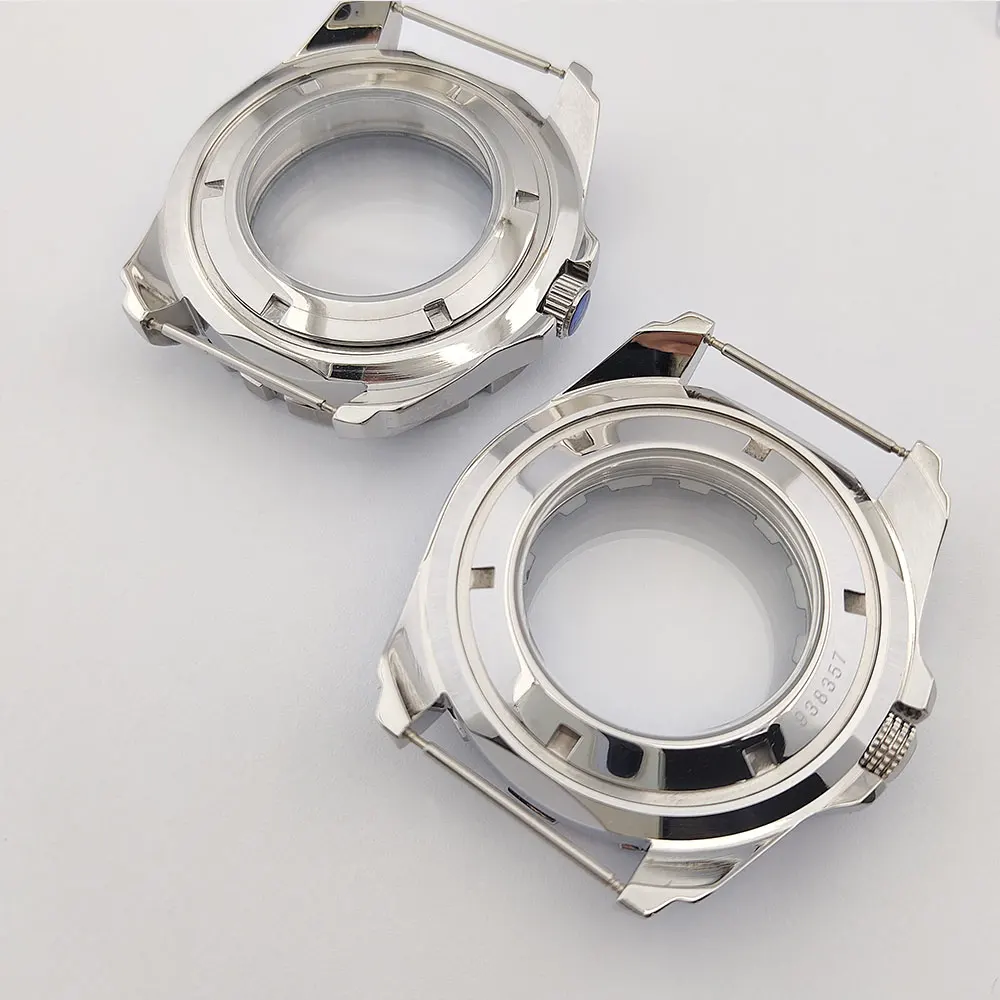 NH35/NH36 case 44mm case stainless steel case sapphire glass suitable for NH35NH36 automatic movement watch accessories