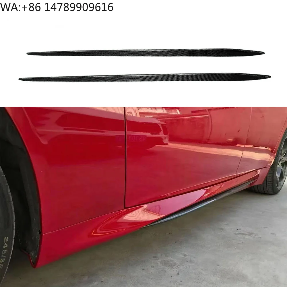 

Giulia Carbon Fiber Side Skirt Side Bumper Lip for Giulia 2016-2021
