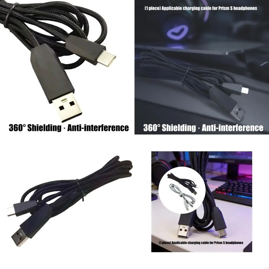 J1HD Travel Friendly 1.8M Headphone Charging Cord Data Cable Space Saving Design