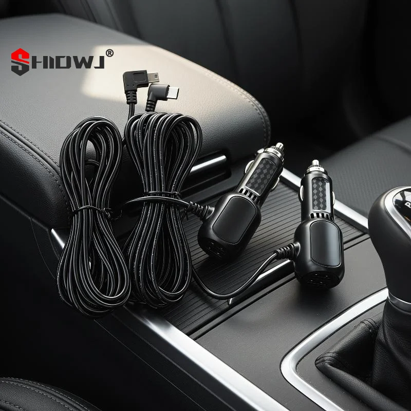 1Pcs 5V 3.5A Type C USB Car Charger Adapter For Dash Cam Cellphone Car Radar Detector GPS DVR 3.5 Meters Wire view 5