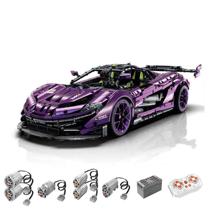 

GULY10617 3324PCS 1:8 Supercar Model Block Car Creative Technology Mechanical Race Car High Difficulty Bricks Toy for Boy Adult