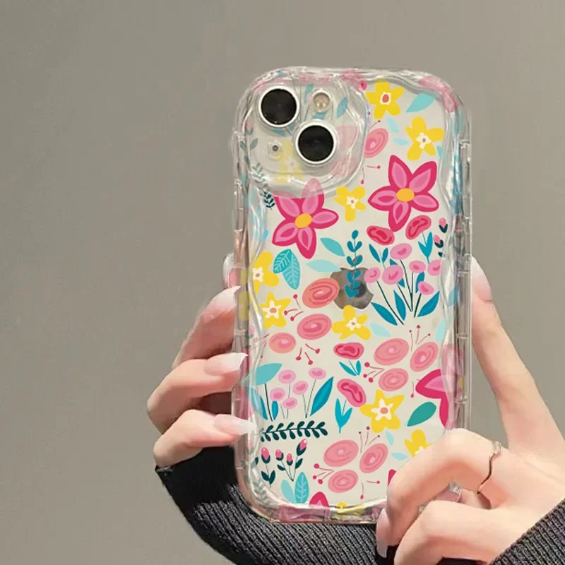 Flower Phone Case For Huawei Honor 300 Pro 90 Lite 20 50 SE Nova 5T 11 7 9 10 P30 P40 Mate 30 40 Pro Soft Shockproof Clear Cover