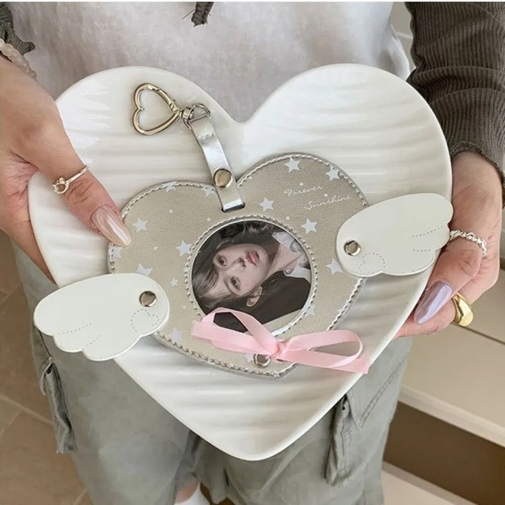 Gifts PU Badge Display Holder Viewing Window Hanging Pin Display Holder Badge Collecting Backpack Decoration Badge Storage Case