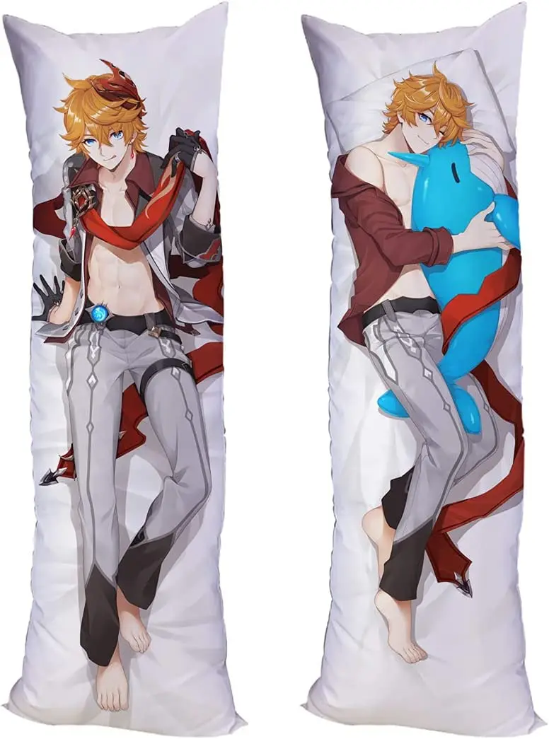 Anime Tartaglia Game Genshin Impact Role Series Hugging Body Pillow Cover Cosplay Double Printed 59