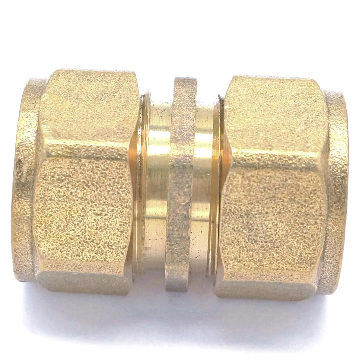 

Fit Tube O.D 16/18/20/25/32mm PEX-AL-PEX Tube Straight Brass Compression Pipe Fitting Connector For Floor Heating