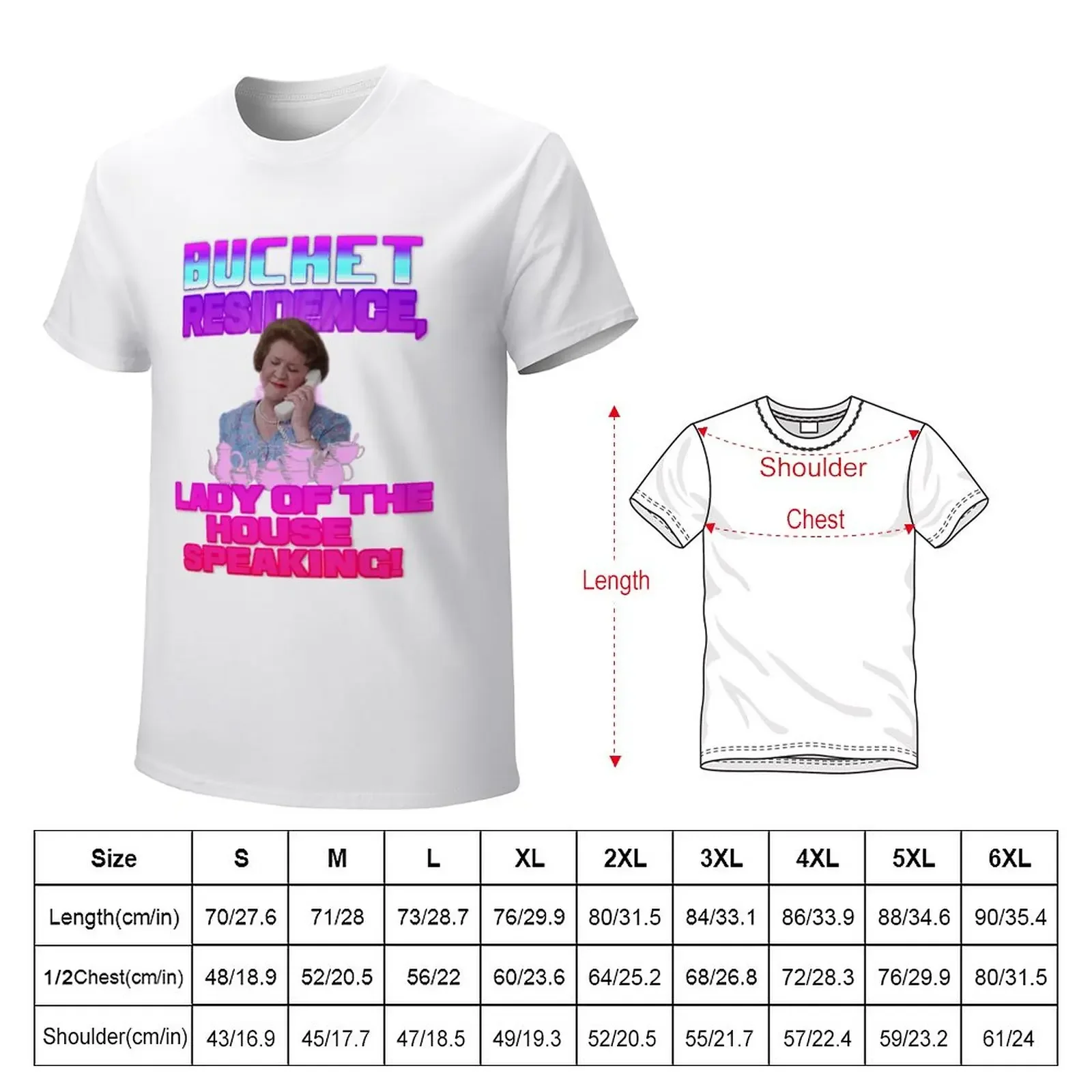 HYACINTH BUCKET LADY OF THE HOUSE SPEAKING T-Shirt oversizeds plain korean fashion t shirts for men pack