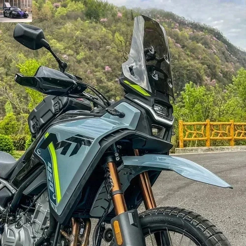 Imagen 2 del producto Para CF MOTO 450MT parabrisas 450 MT accesorios parabrisas delantero de motocicleta para CFmoto MT450 parabrisas MT 450 2024 piezas