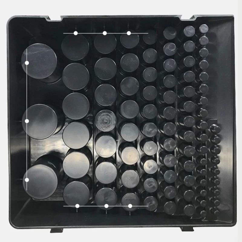 Orange Black Drill Bit Storage Box Milling Cutter Drill Finishing Holder Organizer Case Tool Organizador De Herramientas 공구정리함