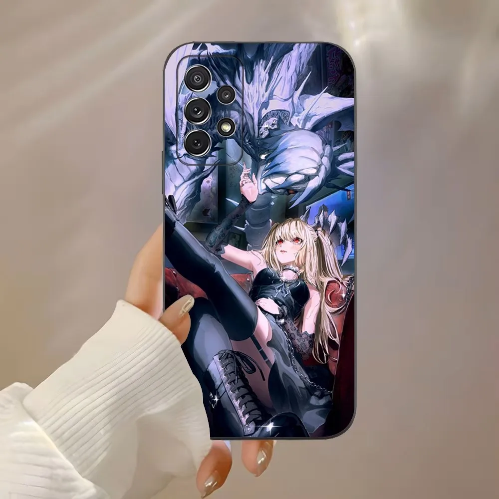 Amane D-Death Misa NoteS-S Phone Case For Samsung Galaxy A91,A80,A73,A72 ,A71,A53A52,A32 ,A31A22,A21s,A20,Black Cover