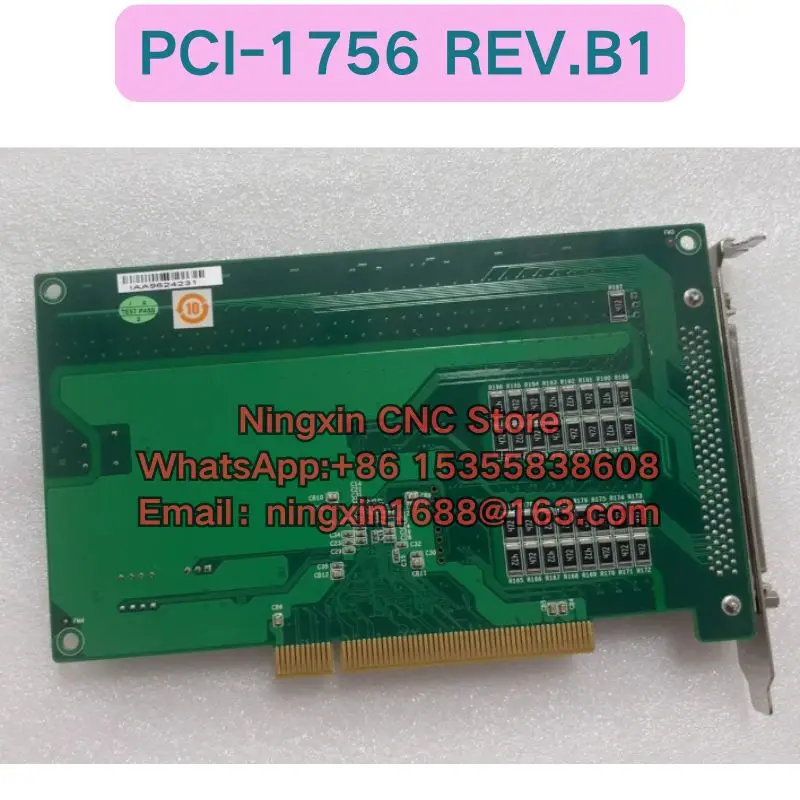Second-hand PCI-1756 REV.B1 Acquisition Card 64 Channel Isolated Digital IO Board Functional test OK Fast delivery