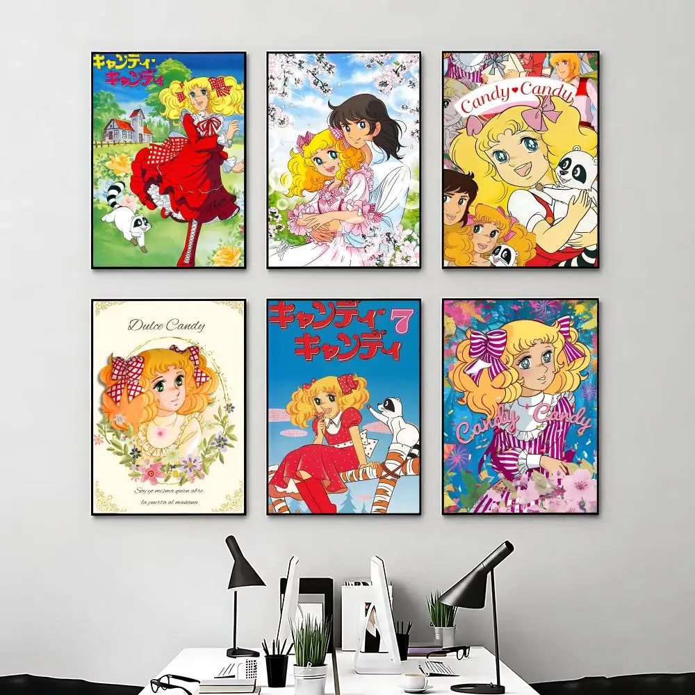 Anime Ccandy Candy Poster Posters Anime Room Decor Decoration Movie Backpack Wall Interior Music Wall Art