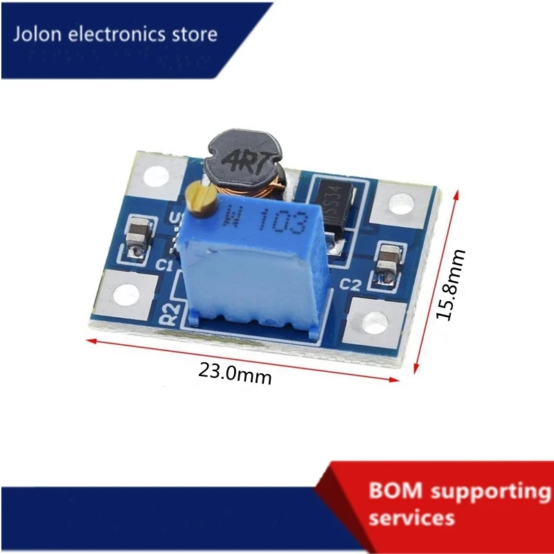 Регулируемая конструкция 2-24 в a 2-28 в, 2A, DC-DC, SX1308