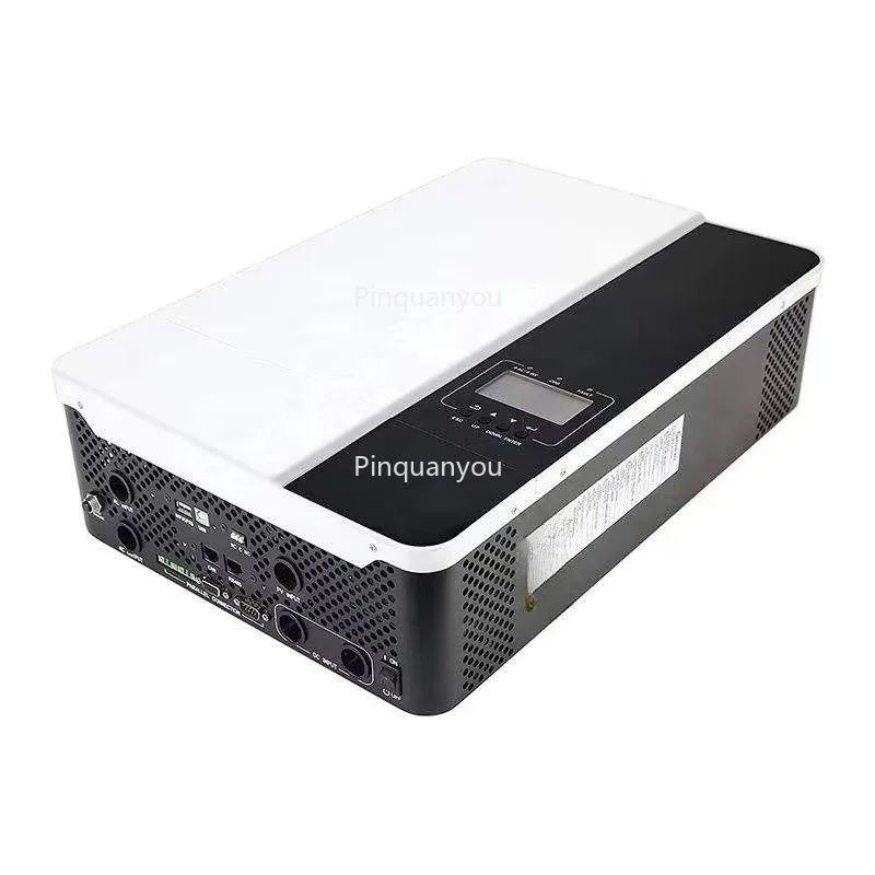5000W Off-Grid MPPT Solar Power Inverter 48V 24V-96V DC to 220V AC Pure Sine Wave Hybrid Solar Inverter with 6KW Output Power