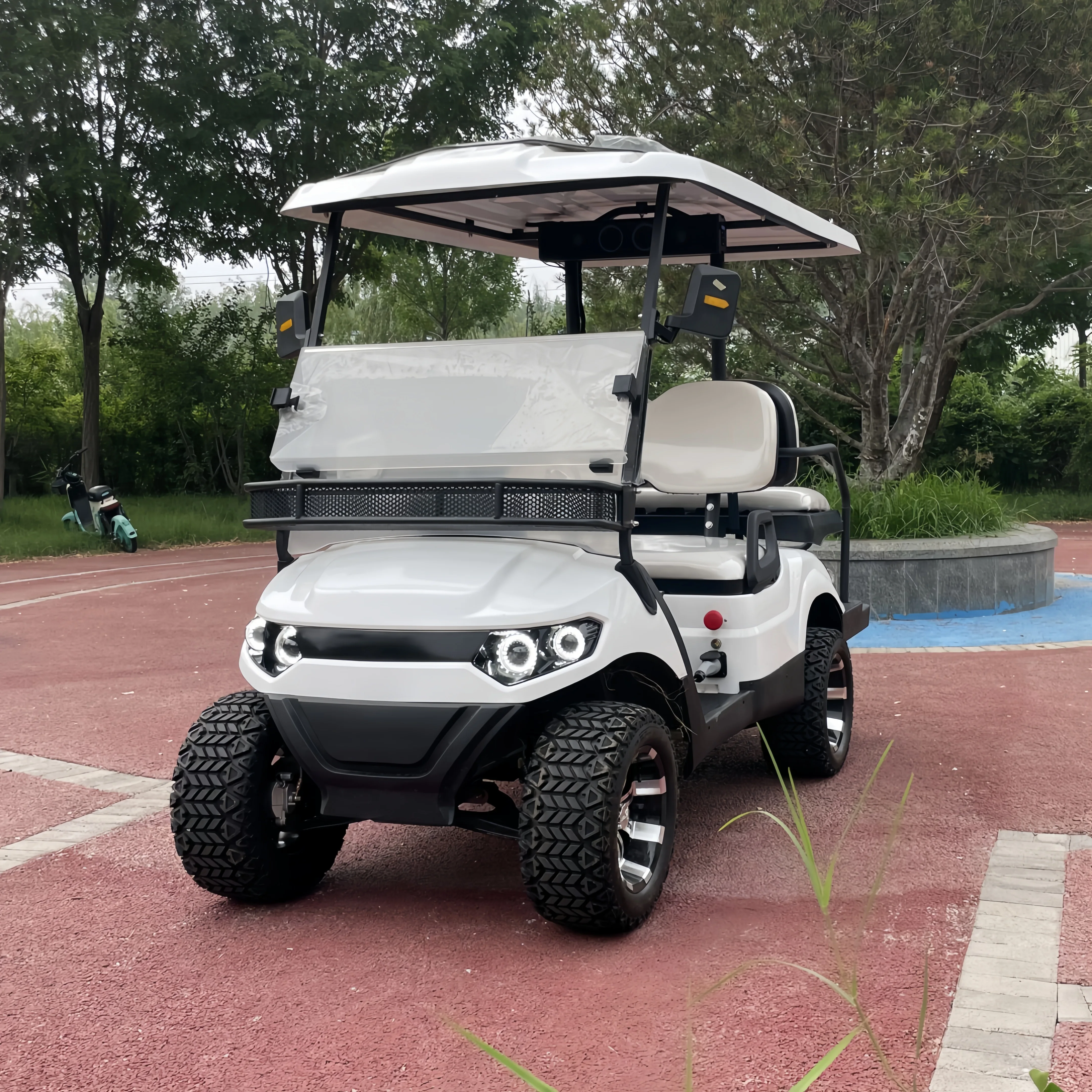 2024 6-wheel electric tourism sightseeing mini car off-road vehicle adult golf cart