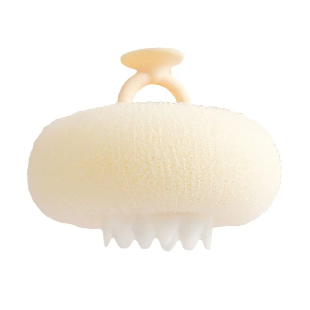 Balle de bain à ventouse tournesol super douce, serviette de bain à frotter, brosse à ventouse pour le dos, éponge de massage pour la boue, 1PC, S4C7