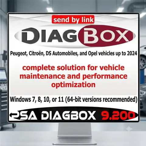 Newest version DIAGBOX 9.2 Car Diagnostic Tool for up to 2024 Models No Virtual Machine Needed Automotive Repair Tool