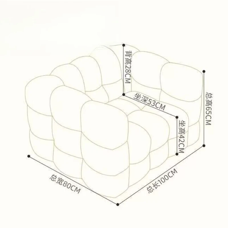 أريكة غرفة المعيشة الإقامة المنزلية فيلا الحد الأدنى الحديثة صالة الأريكة الشمال الأثاث الجلدي الاصطناعي O أريكة MHSF #6