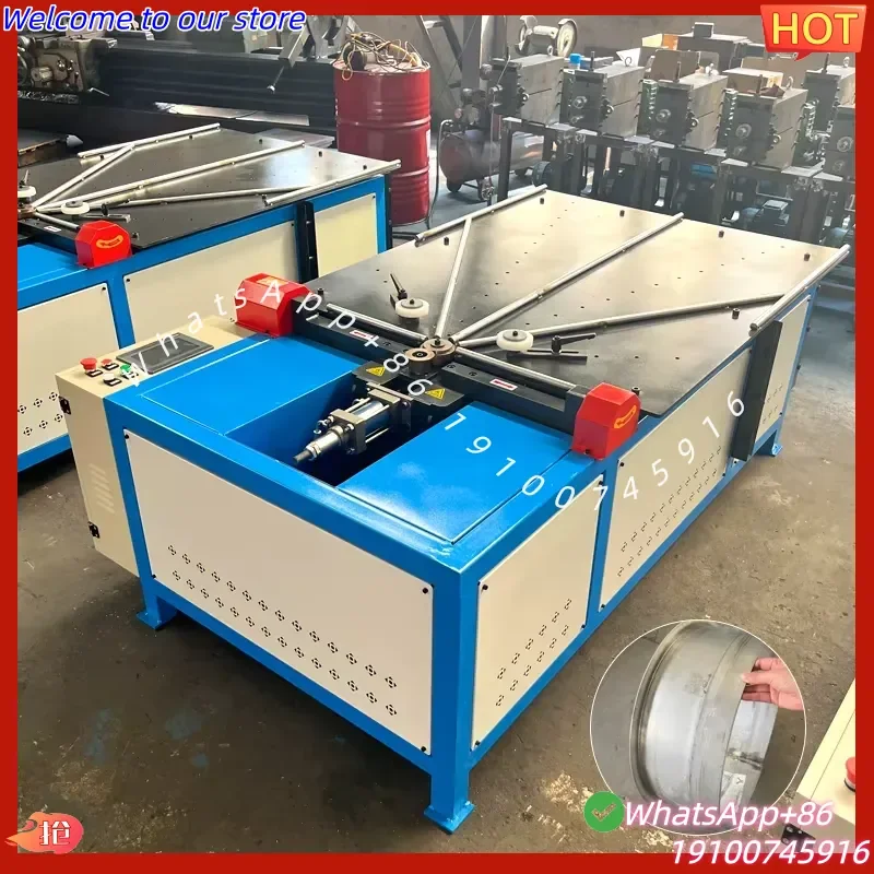 CE Certification 120mm-2000mm Workpiece Diameter Metal Sheet Edge Bending Flanging Machine for Fabrication Factory