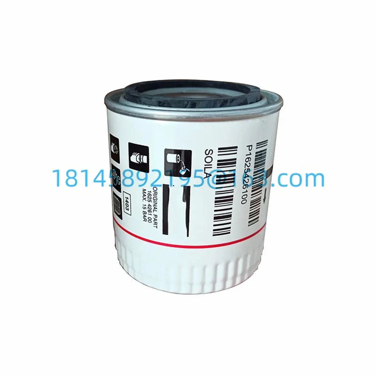 Filtro de óleo 1625426100   para compressor de ar Atlas Copco 1625-4261-00