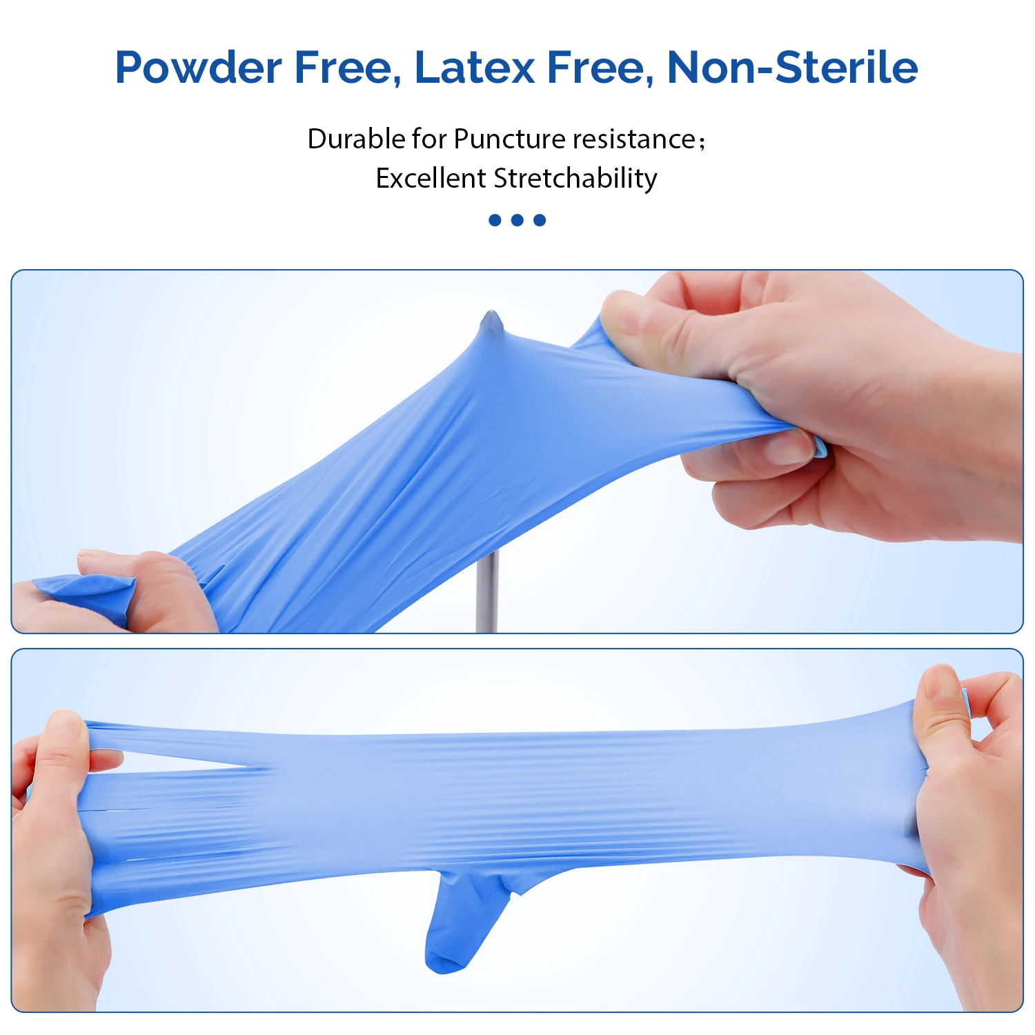 

Стоматологические нитриловые перчатки Одноразовые перчатки Нитриловые смотровые перчатки Без латекса Без пудры для оптовой продажи стоматолога AZDENT