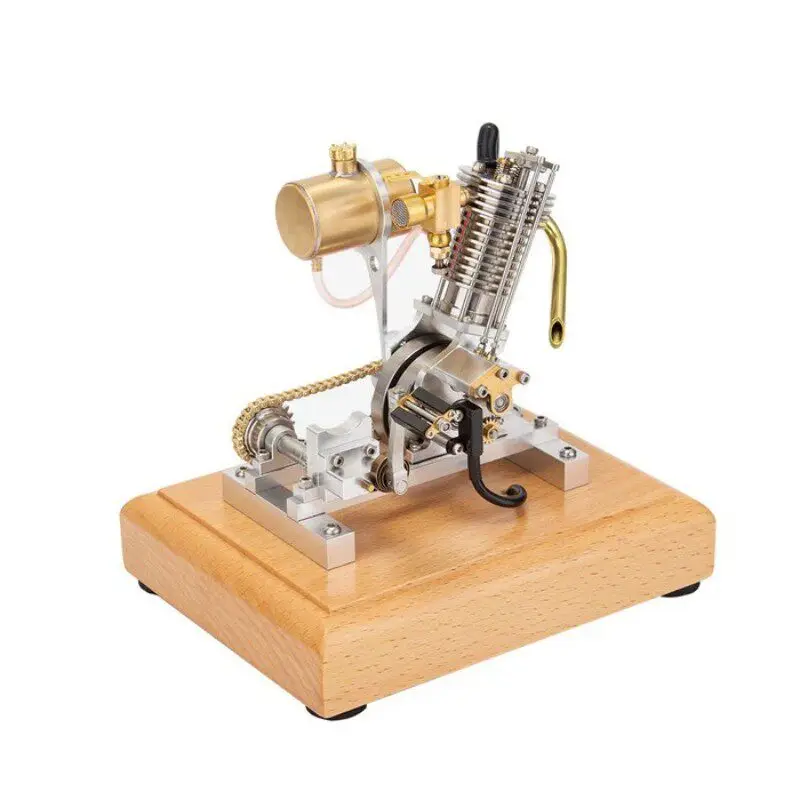 Scooter Motorcycle Single Cylinder Engine Model Operable Teaching Enthusiast Collection DIY Display