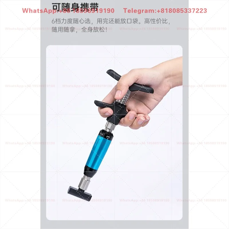 High Precision Manual Bone Setting Gun Activator Massage Facial Fine Adjustment US Chiropractic Gun Cervical Spine Beauty Gun