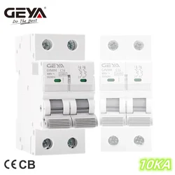 GEYA GYM9H 10KA MCB 2P 6A 10A 16A 20A 25A 32A 40A 50A 63A Circuit Breaker 220V C Curve China Manufacturer