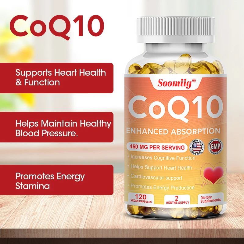 Coenzyme Q10-cardiomyocyte energy metabolism promoter, cell membrane stabilizer, immunity, fatigue relief, antioxidant