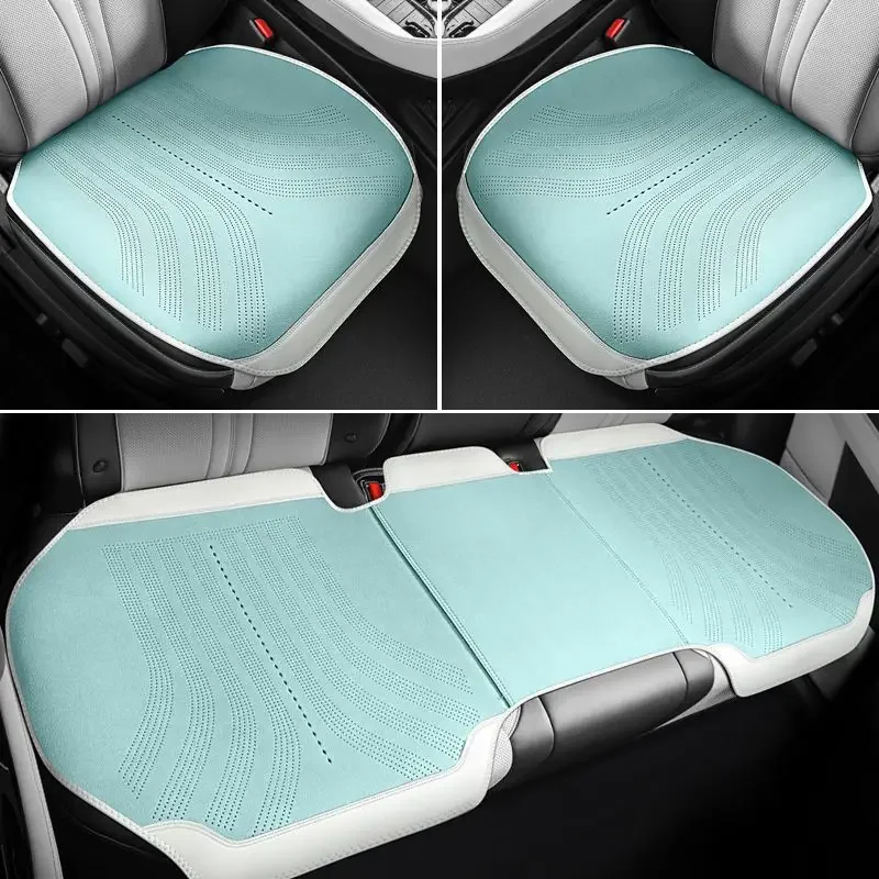 Car Seat Cover Pads For BYD Atto 3 Song Plus 2023 2024 Accessories suede Breathable Car Seat Cushion All Seasons Ptotection Mats