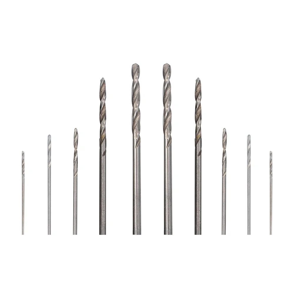

50pcs Bit Set Silver Metal Drill Bit Set Drill Bits For Wood Plastic Aluminum Steel Diy Home Use