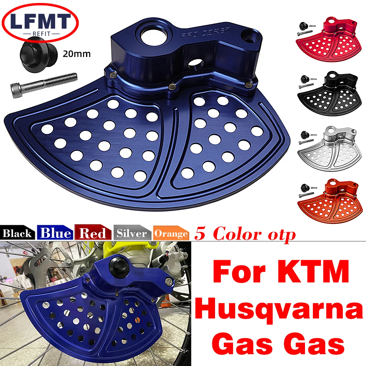 

Front Brake Disc Guard Protector For KTM SX SX-F XC XC-F EXC EXC-F XC-W XCFW Six Days TPI For Husqvarna TC FC TE FE TX 125-500cc