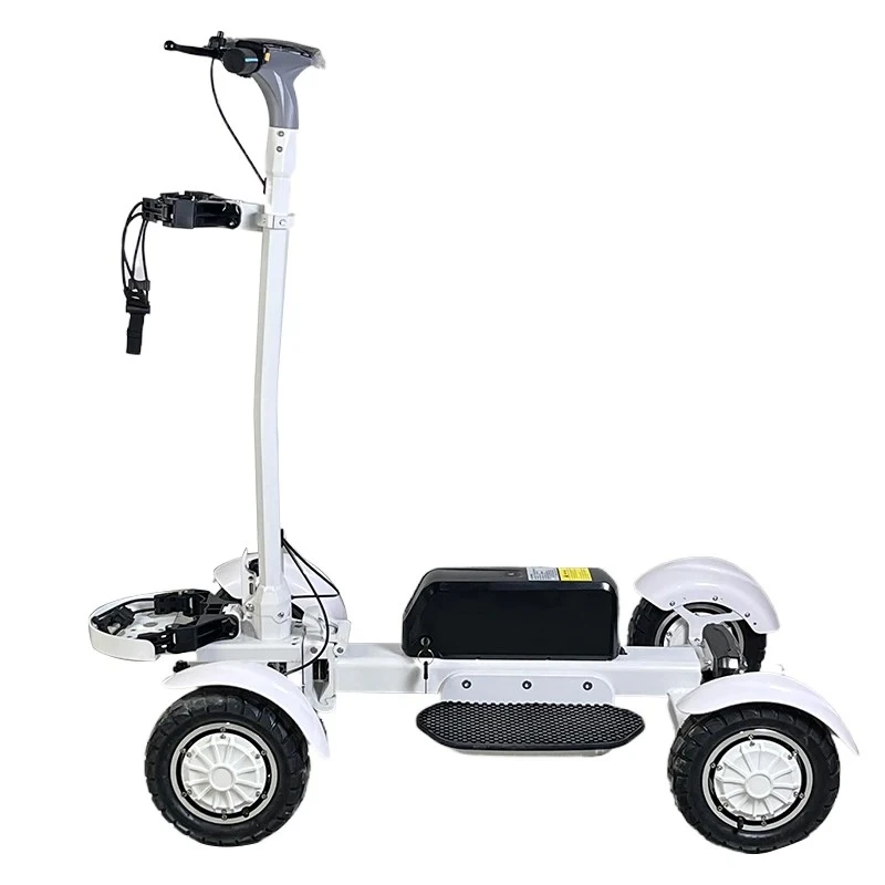 

Ecorider E7-6 Four Wheel Golf Charter dual motor 48v20a fold Adult and Youth Sightseeing Scooter 2000w Golf cart