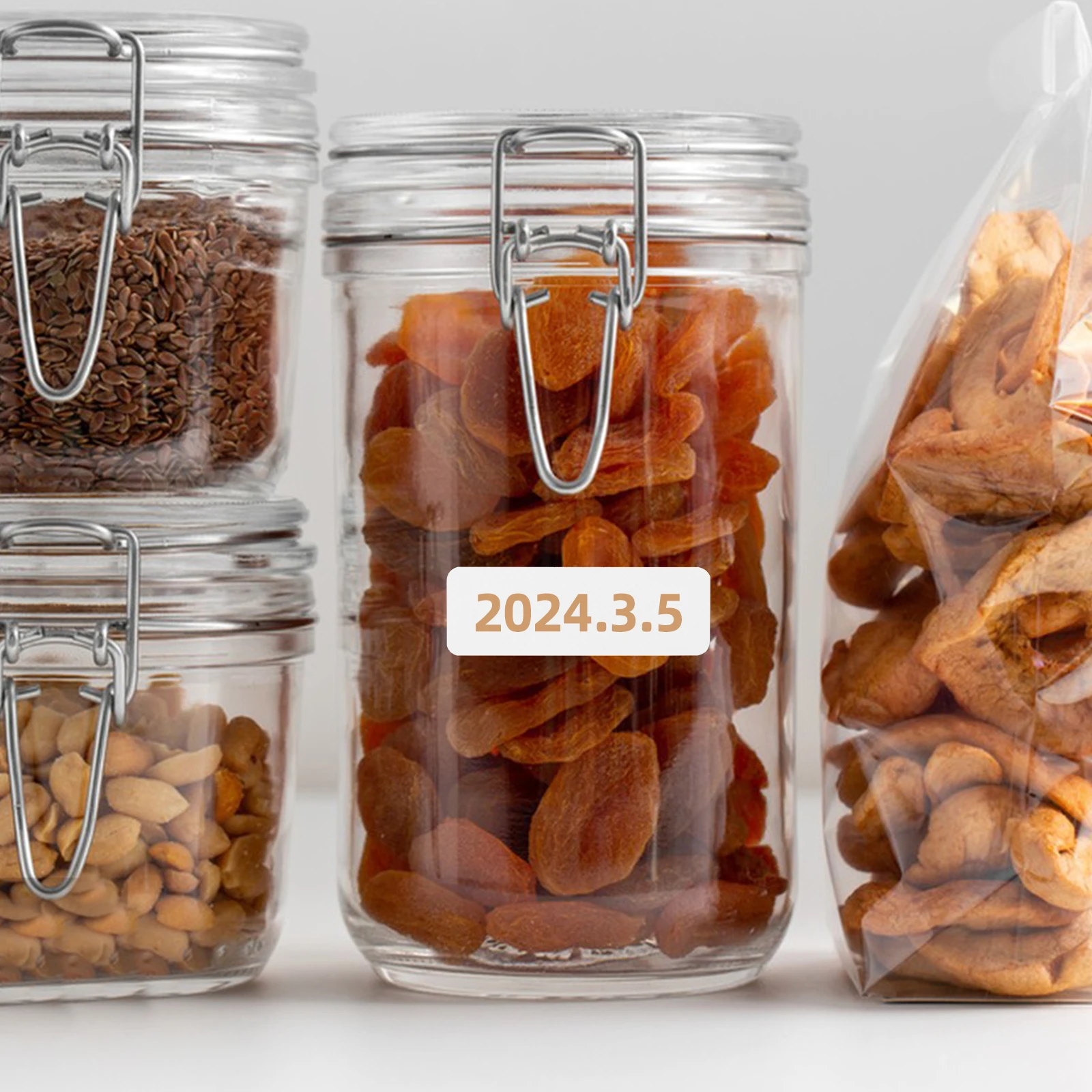 

60 Sheets Self Adhesive Name Stickers Blank Classification Label for Office School Marking Organizing Supplies Sky