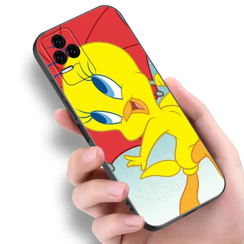 Yellow Cartoon Bird Black Silicone Phone Case For Redmi 10 Prime A1 A2 Plus K30 K40 Gaming K60 Pro 9 9A 9C 9T 10A 10C 12 12C 13C image 5