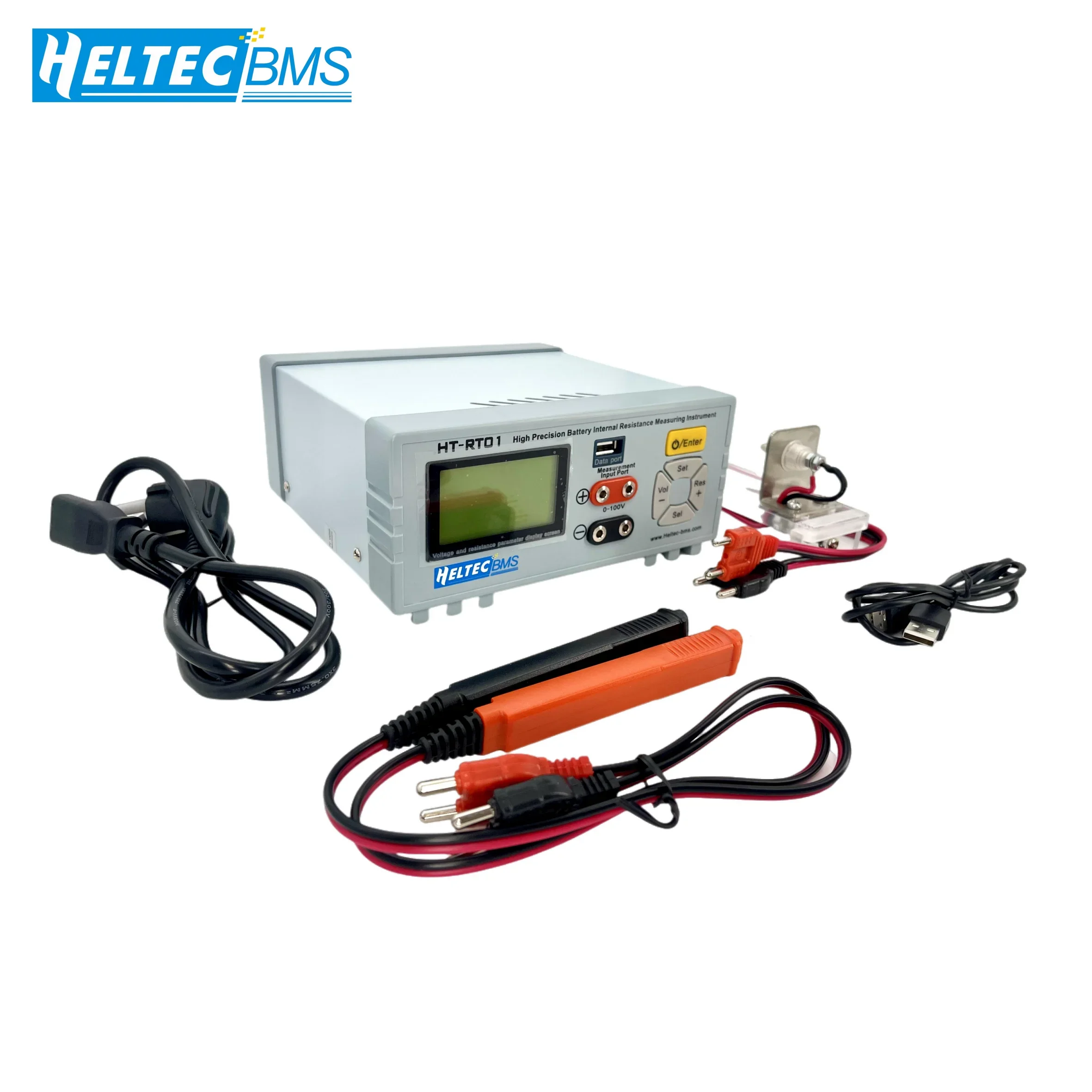 HeltecBMS 18650 Lifepo4 Battery Voltage Tester High Precision Lithium Battery Internal Resistance Tester Instrument