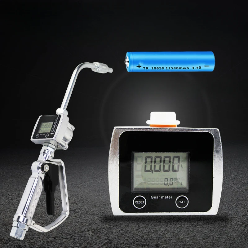 

Electronic digital metering oil gun gauge, gear type display gauge, oil, gear oil, small flow meter, fluid usage