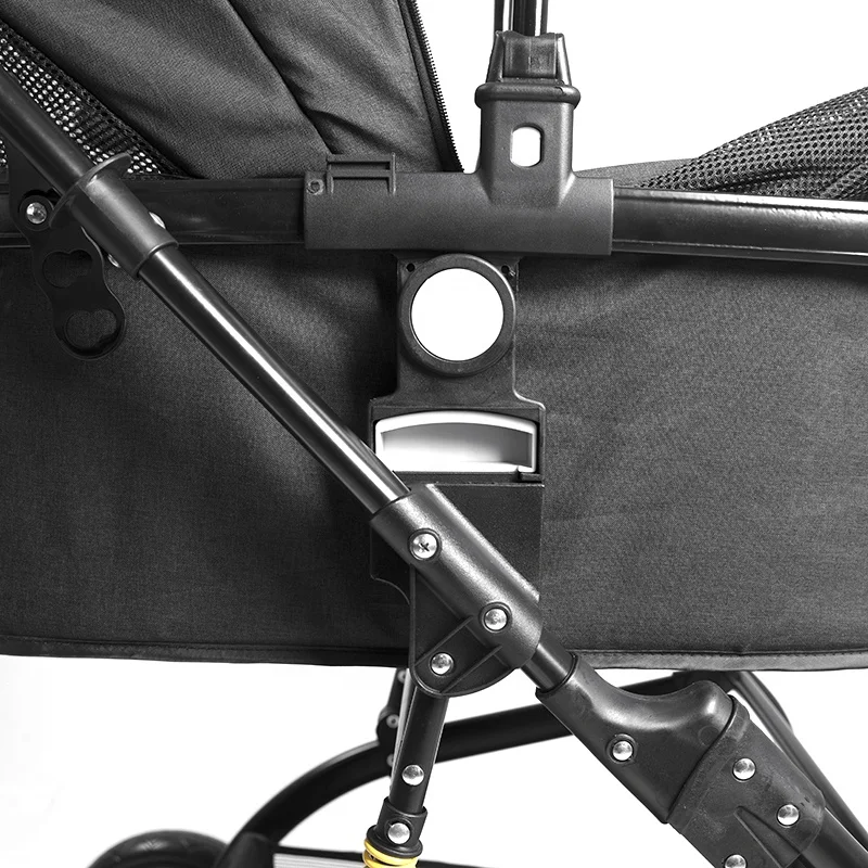 Easy One-Hand Fold Luxury Pet Dog Stroller 4 Wheels Pet Stroller Travel Folding Carrier