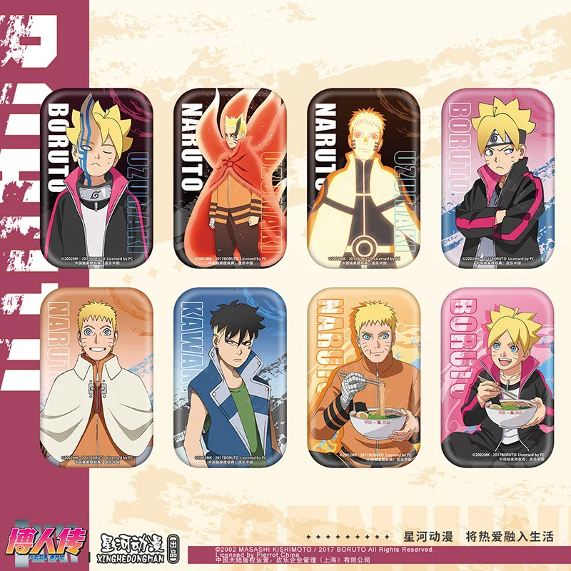 Boruto NARUTO-ナルト-コスプレスクエアバッジ,公式承認,次世代,カワキ,中国