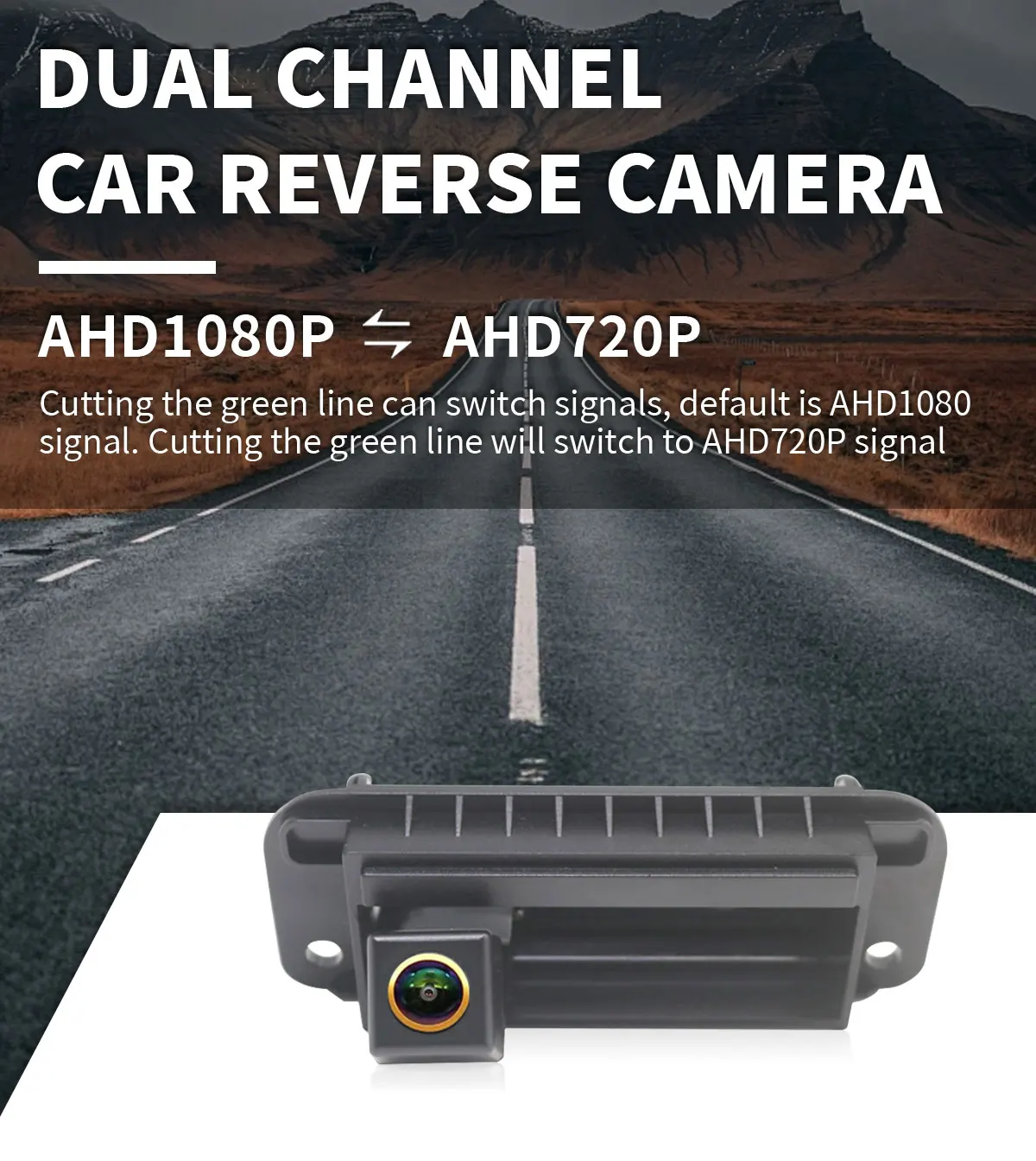 AHD1080P Auto-Rückfahrkamera für Mercedes Benz C-Klasse C180 C200 C260 MB W204 S204 W212 Wasserdichte Backup-Kamera – Detail 4
