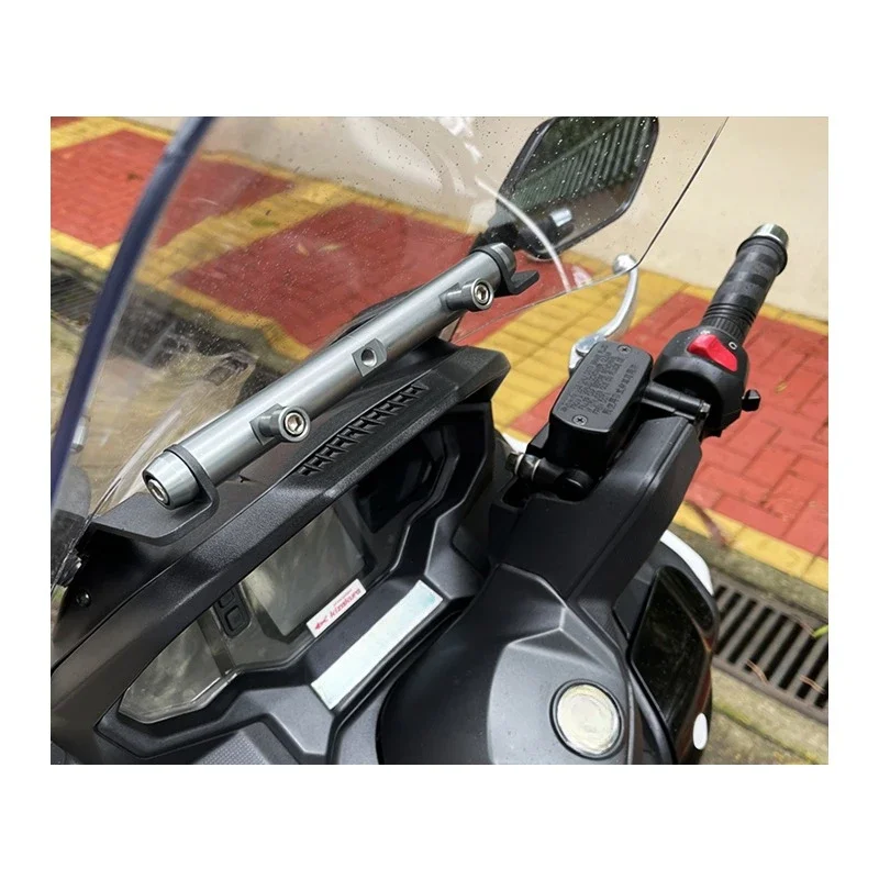 Para sym maxsym tl508 tl500 maxsymtl500 scooter pára-brisa suporte de navegação do telefone celular dvr voltímetro acessórios montagens