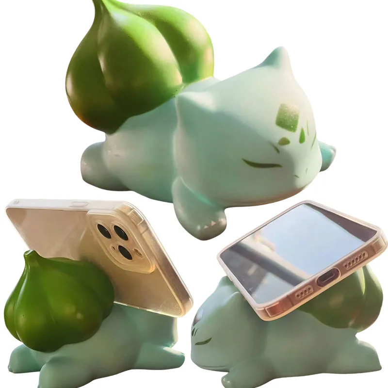 Pokemon Bulbasaur Mobile Phone Holder Stand Accessories Cartoon Cute Tablet Desk Mount Table Flexible Lazy Bracket Support Gift